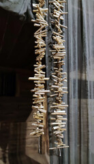 Valhalla ladders, modernly known as driftwood garlands, hanging decorations made from driftwood and used for protection in the home or temple.