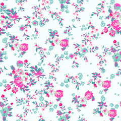 Abstract floral seamless pattern. Liberty style. fabric, covers, manufacturing, wallpapers, print, gift wrap.