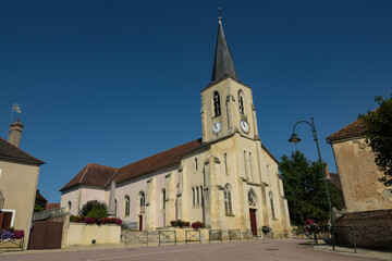church of sauvigny le bois in bourgogne