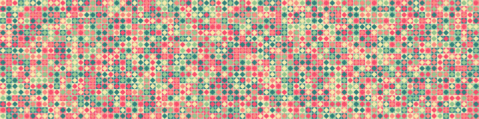 Fototapeta premium Abstract Geometric Pattern generative computational art illustration