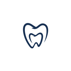 Tooth Teeth Dentist Dental logo design, dentist, dental hospital, inspiration vector
