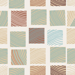 seamless pattern with squre shapes