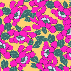 Abstract floral seamless pattern. Liberty style. fabric, covers, manufacturing, wallpapers, print, gift wrap.