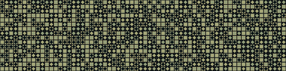 Fototapeta premium Abstract Geometric Pattern generative computational art illustration