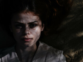 beautiful woman resting in the fresh air summer Lifestyle