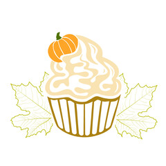 autumn cupcake