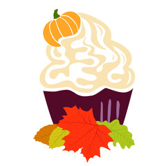 autumn cupcake