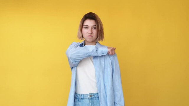 bullying threat kill you mad girl warning gif loop