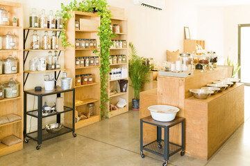 Sustainable market selling organic products