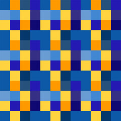 Seamless pattern with colored squares. Bright pattern