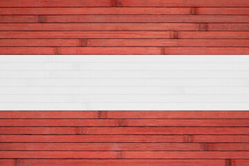 The Austrian red and white flag.