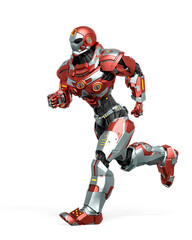 space knight is running