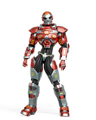 Fototapeta premium space knight is standing up