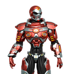 Fototapeta premium space knight in white background