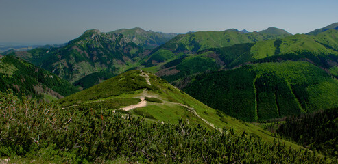 Tatry zachodnie górski widok