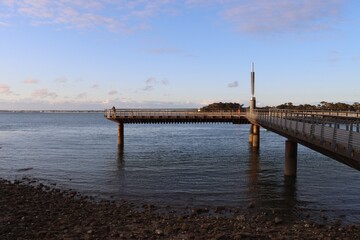 Fototapeta premium Floating boom in Le Croisic 