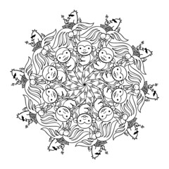 Obraz premium Mandala Art can be used for artwork decoration, coloring or tattoo design.