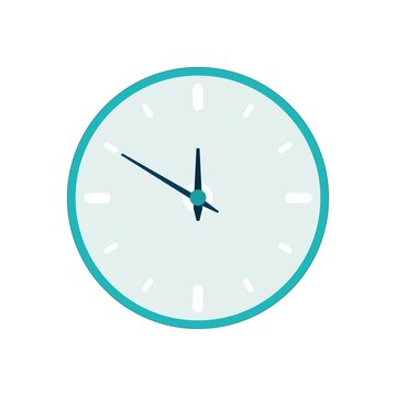 Clock icon. Set of watches. Flat style. vector.