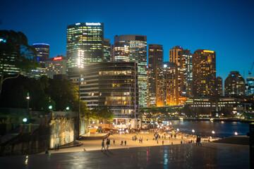 Fototapeta premium オーストラリアのシドニーにある観光名所を旅行する風景 Traveling scenery of tourist attractions in Sydney, Australia.