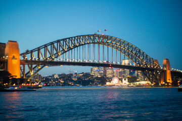 Fototapeta na wymiar オーストラリアのシドニーにある観光名所を旅行する風景 Traveling scenery of tourist attractions in Sydney, Australia.