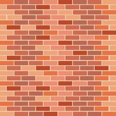 orange bricks wall background