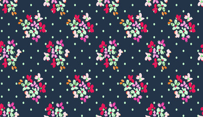 Fototapeta na wymiar floral seamless pattern. Liberty style. fabric, covers, manufacturing, wallpapers, print, gift wrap.