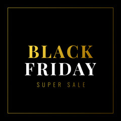 Black Friday Sale banner vector