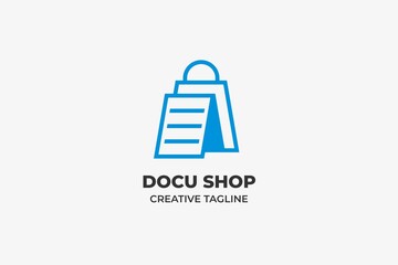 Document Storage Shop Minimalist Logo