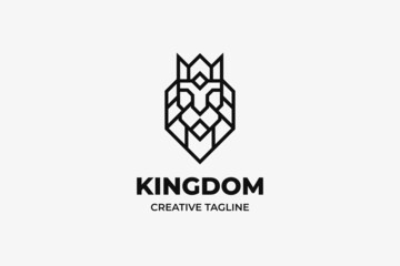 Lion King Minimalist Business Logo