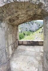 Fototapeta premium summer day in the town of motor montenegro