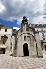 Fototapeta premium beautiful summer day in the city of kotor montenegro