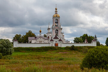 Pogost-Cross. Monastery of the Life-giving Cross of the Lord. Ivanovo region, Russia