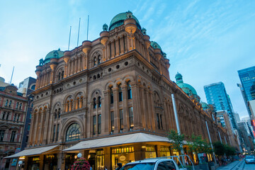 Fototapeta na wymiar オーストラリアのシドニーにある観光名所を観光している風景 Scenes of sightseeing in Sydney, Australia.