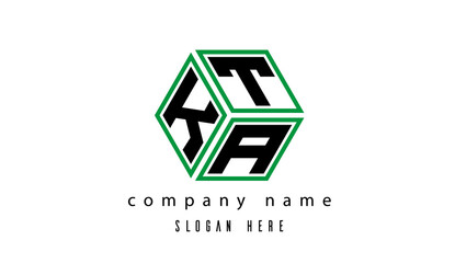 KTA polygon creative latter logo