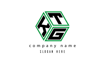 KTG polygon creative latter logo