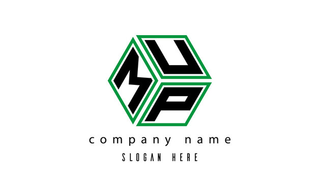 MUP polygon creative latter logo