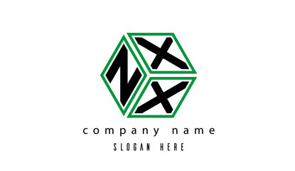 NXX polygon creative latter logo
