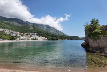 sunny summer day in montenegro