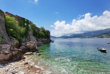 sunny summer day in montenegro