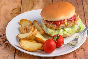 ビーフハンバーガー