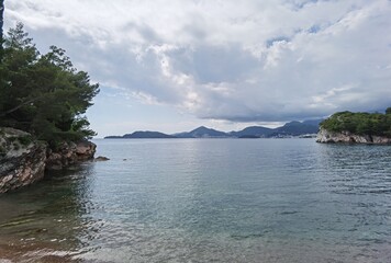 Obraz premium sunny summer day in montenegro