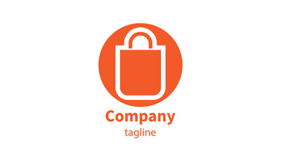 Premium vector shopping bag logo, icon design