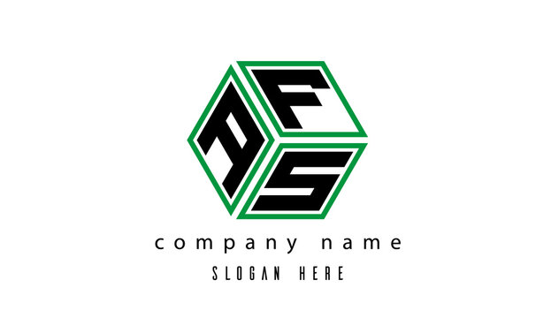 AFS polygon creative  letter logo