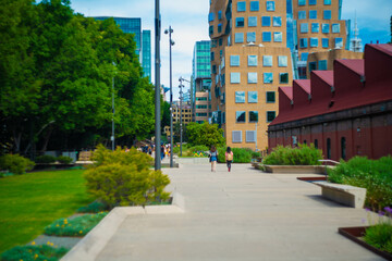 Fototapeta premium オーストラリアのシドニーにある観光名所を観光している風景 Scenes of sightseeing in Sydney, Australia.