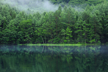 長野　奥蓼科　御射鹿池