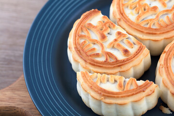 Moon cakes for Chinese traditional festival Mid-Autumn Festival