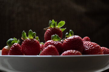 strawberries in a bowl