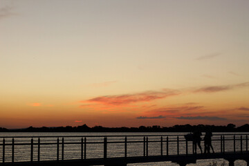 Por do Sol no Guaíba