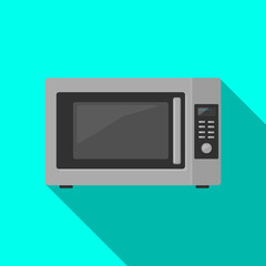 Microwave Icon Cooker Domestic Household Appliance Vector illustration Concept