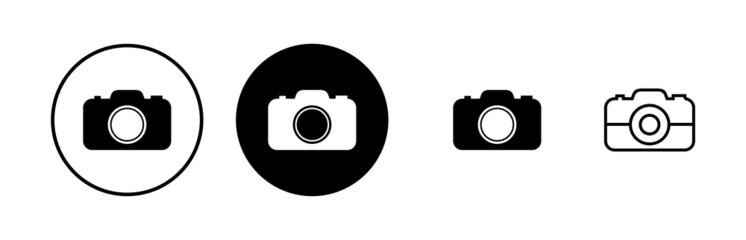 Camera Icons set. Camera symbol. Camera vector icon